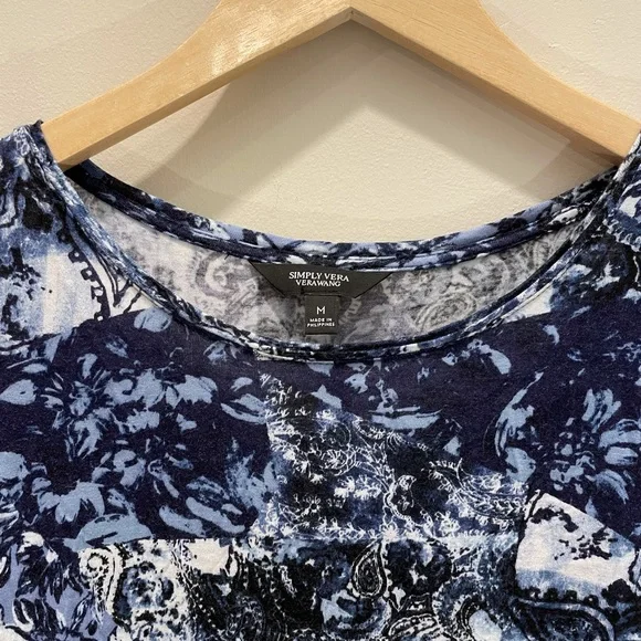 Simply Vera Wang Scoop Neck Long-Sleeve Shirt - Picture 2 of 7